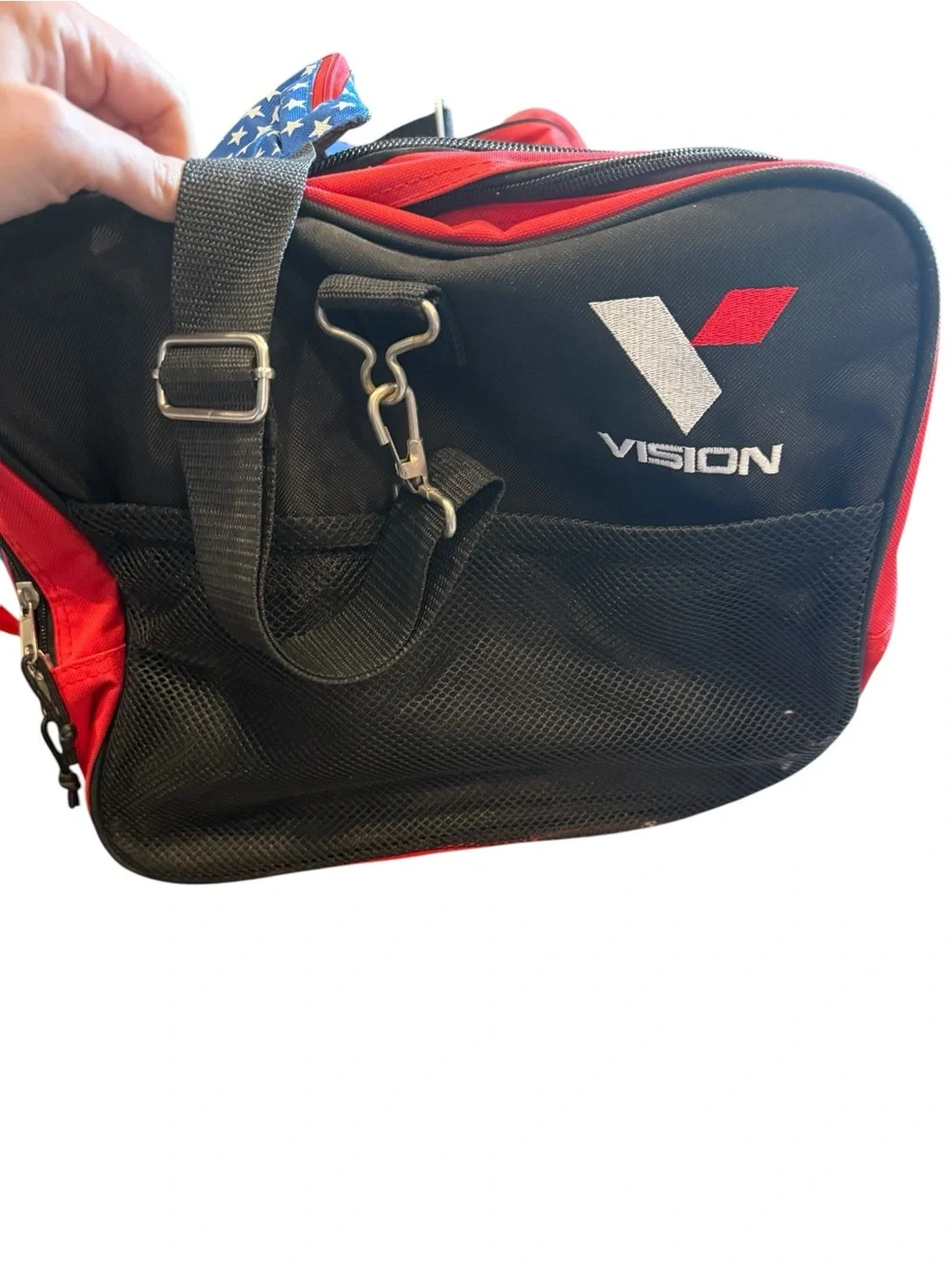 Vision Taekwondo Sparring Gear Size Medium  Headgear, Chest, Shin, Arm, Duffle